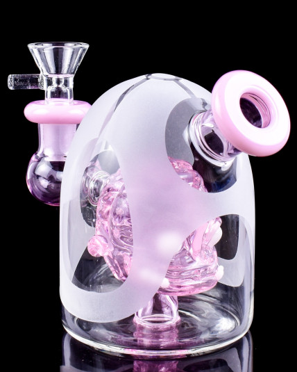 Devilish Alien Sandblasted Mini Bong
