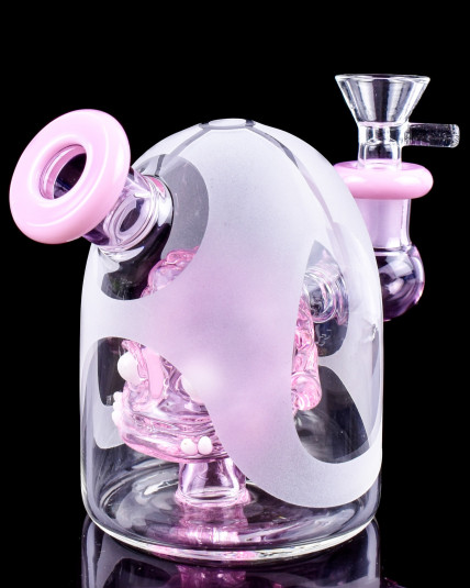 Devilish Alien Sandblasted Mini Bong
