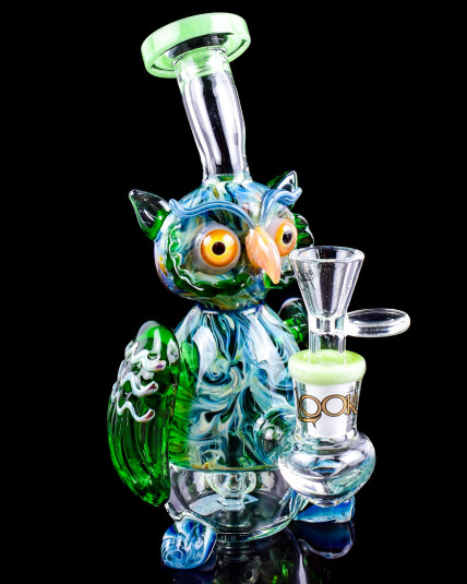 Lookah Glass 9" Cute Owl Bong
