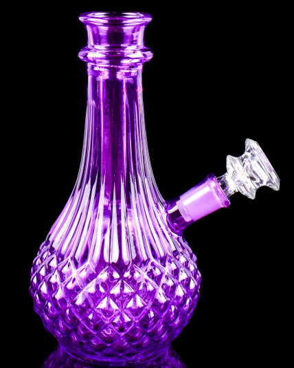 The Imperial Clover Glass - Crystal Vase Bong - Purple