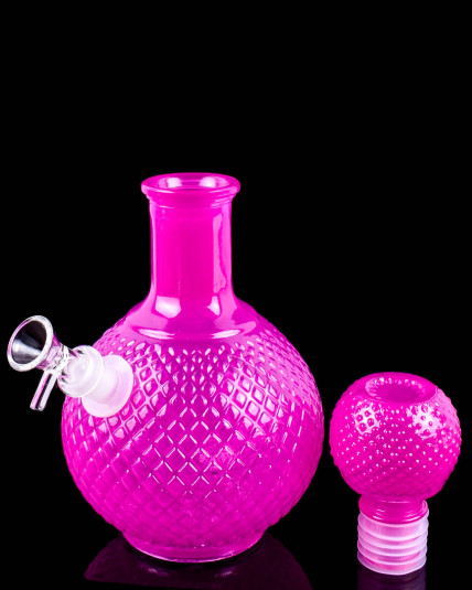 Vintage Crystal Decanter Solid Color Glass Bong - Cruet - Purple
