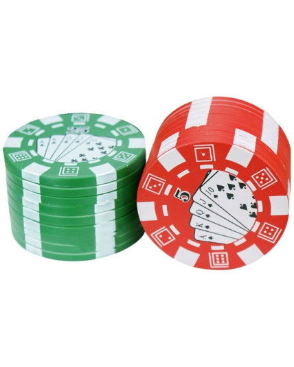 Razz - 2.8" Poker Chip Three Parts Grinder - 50MM