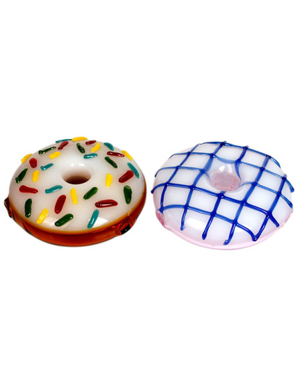 The Simpson's Pipe - 3.5" Donut Glass Hand Pipe - Buy One Get One Free!!