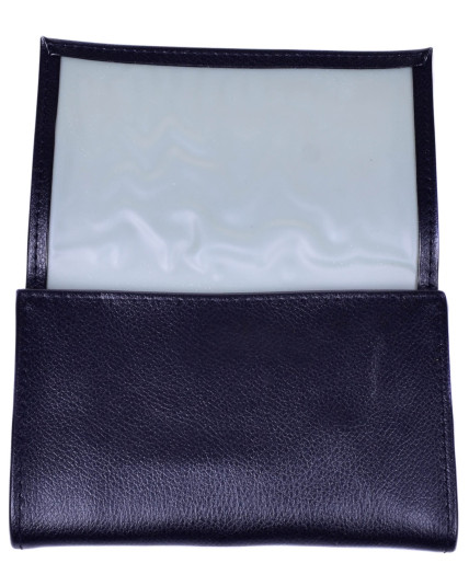 Noir Tobacco - Black Leather Roll Up Tobacco Pouch