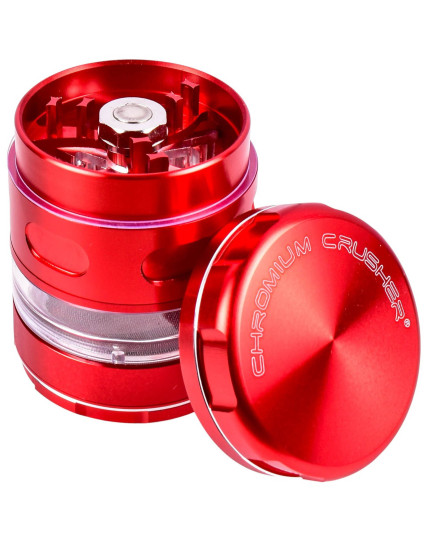 The Avatar - Chromium Crusher® - Precision Four-Part Glass Hybrid Grinder - 63MM