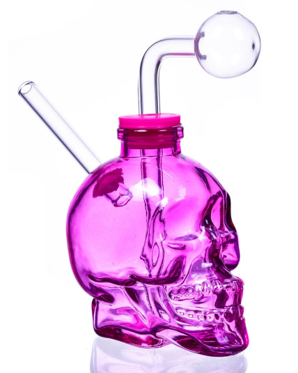 Skull Design Dab Rig Bong Oil Burner 