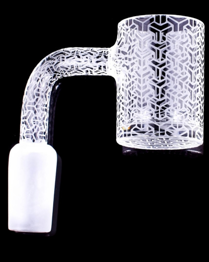 4mm Thick Large Capacity Flat Top Yan Yan Designed Quartz Banger - 14mm Male 