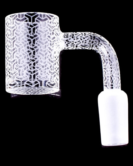4mm Thick Large Capacity Flat Top Yan Yan Designed Quartz Banger - 14mm Male 