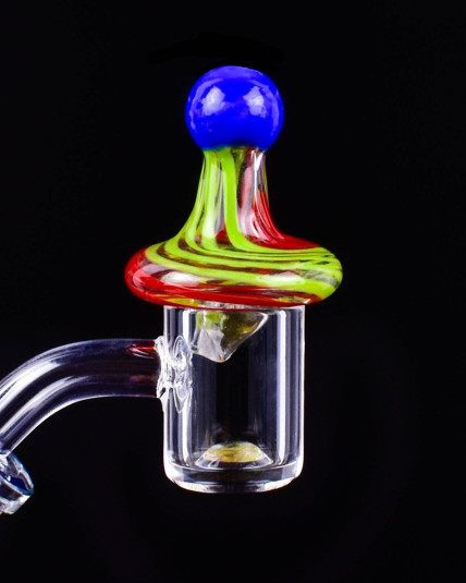 Striped Swirl- Core Reactor Spinner Carb cap