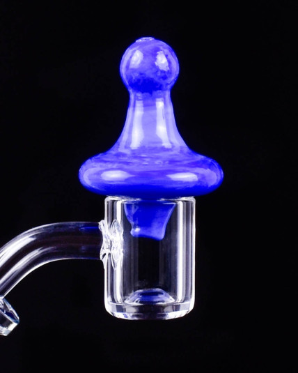 Directional Airflow Carb Cap - Milk Blue