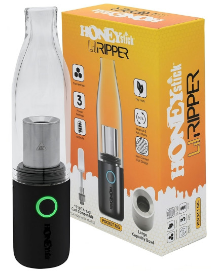 HoneyStick Lil Ripper Portable E Rig for Dabs and Herbs