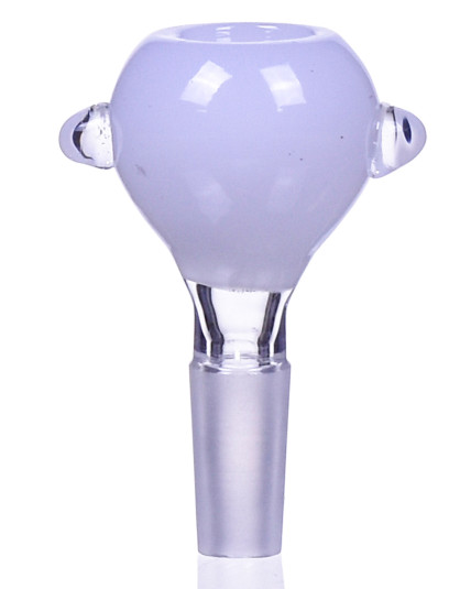 The Baubles - 10mm Male Dry Herb Bowl - Smoking Accessories - White