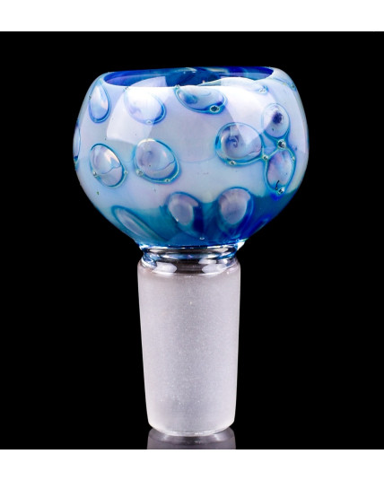 The Aqurias - 14mm Male Bubble Trap Work Bowl - Blue