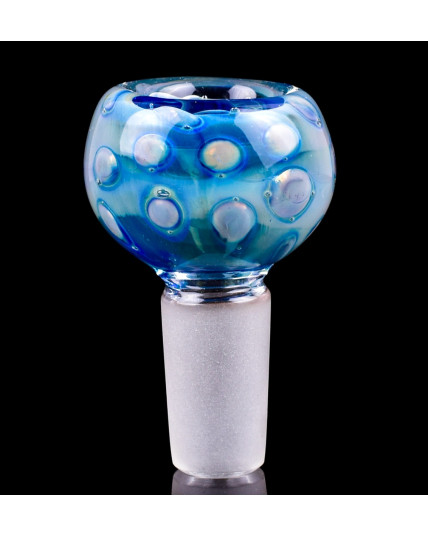 The Aqurias - 14mm Male Bubble Trap Work Bowl - Blue