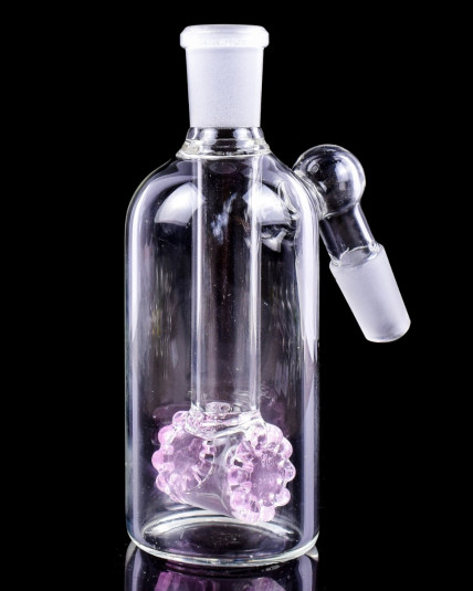 DRUM ASH CATCHER 45° ANGLE SHOWERHEAD PERCS - 14MM MALE