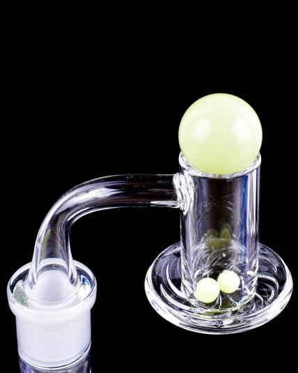 Blender Slurper Quartz Banger w/ Marble & Terp Set - 14mm Male