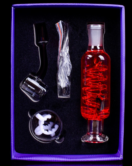 Hipster Glass 14mm Glycerin Filled Freezer w/ Built-In Coil Set