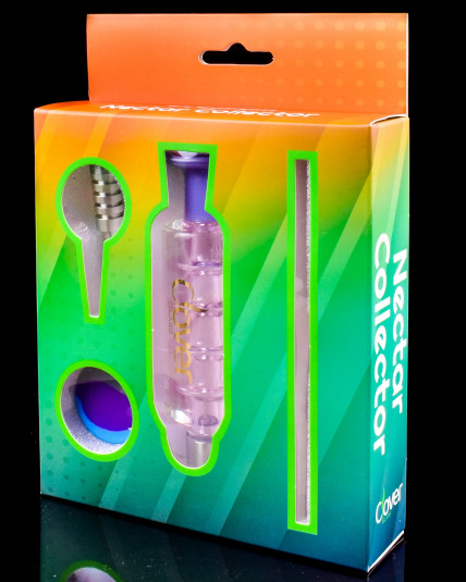 Clover Glass Freezable Glycerine Glass Nectar Collector