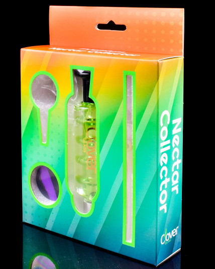 Clover Glass Freezable Glycerine Glass Nectar Collector
