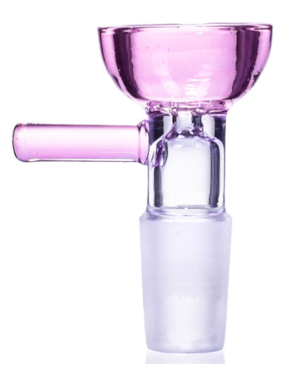 14mm Male Dry Herb Bowl - Pink
