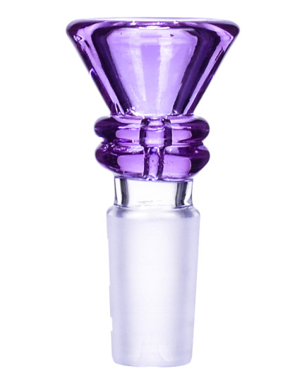 14mm Male Dry Herb Bowl - Purple