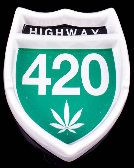 Highway 420 Shield Ashtray