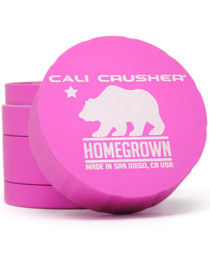 Cali Crusher® Homegrown® Standard Quick Lock Grinder - Pink