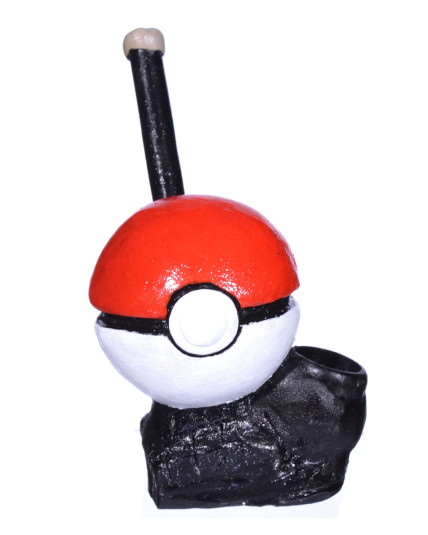  6" Character Wooden pipes - Pokeball