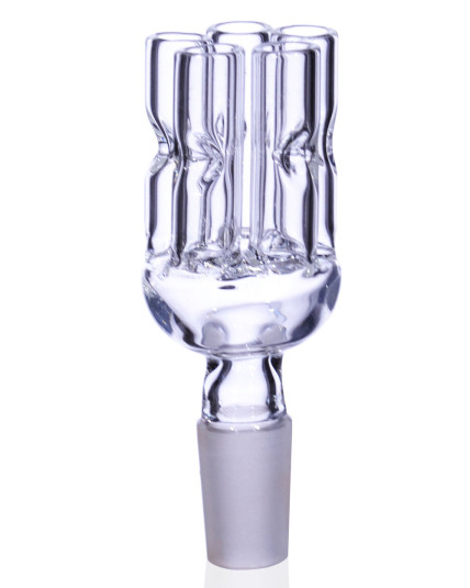  The Lucky Revolver Bowl - Multiple Chambered Bowl in Revolver Shape - 19mm Male
