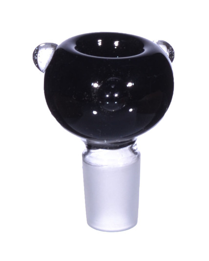 19mm Dry Male Bowl With Accent - Dry Herb-Black