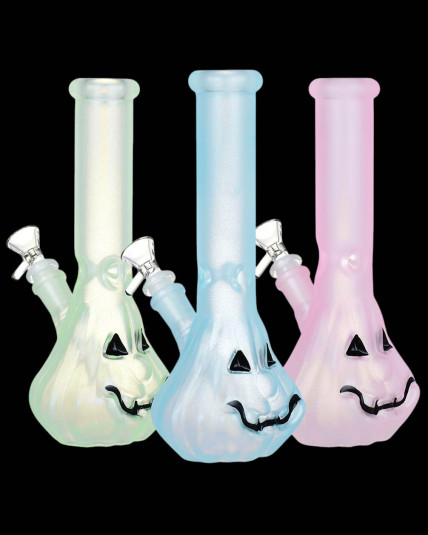 Glow In Dark Jack-O-Lantern Bong
