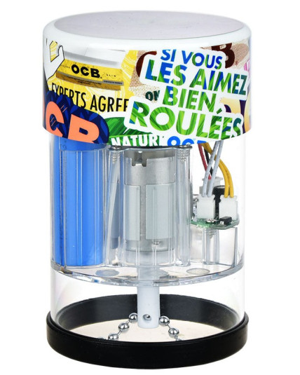 OCB x Wakit Electric Grinder - Sticker Collage
