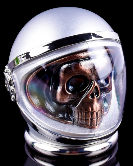 Skull Helmet Dry Herb Grinder - 63mm
