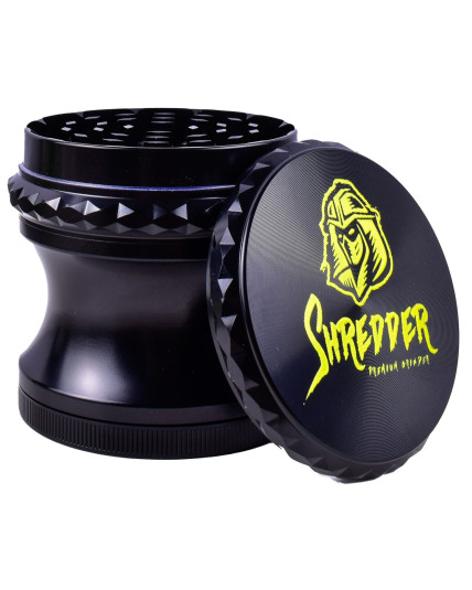 Shredder - Four Part Concave Grinder 63mm - Black