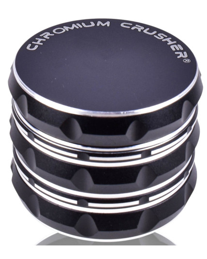 Chromium Crusher® - Four Part Grinder - 63mm - Black/Silver