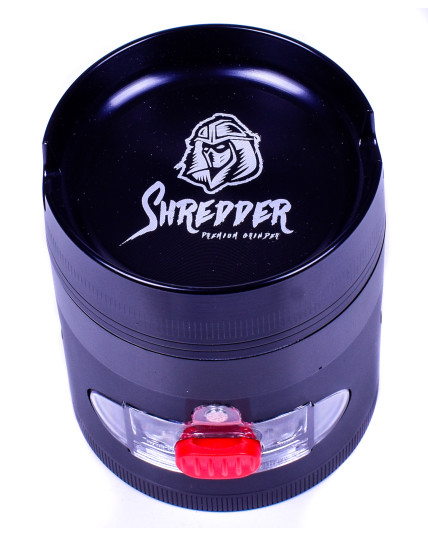 The Samurai - Shredder - Four Part Hybrid 63MM Grinder - Black