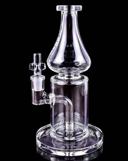 GRAV Helix™ Clear Straight Base Bong