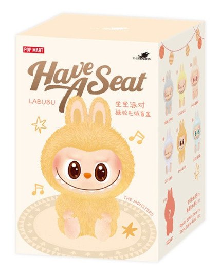 Pop Mart Labubu THE MONSTERS - Have a Seat Vinyl Plush Blind Box Collectible