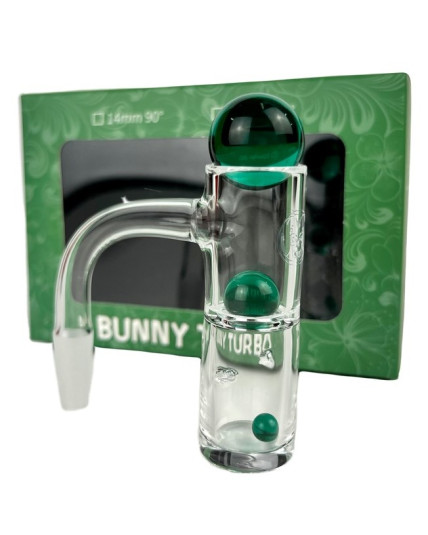 10mm Male Bunny Turbo Terp Slurper Banger W/ Pearls By Bunny Bangers