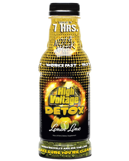 High Voltage Premium Detox Drink - 16oz - Lemon Lime 