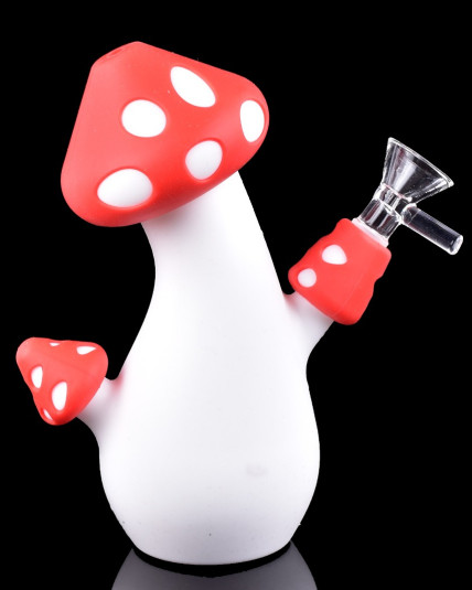 Mushroom Magic Smoke- Collapsible Silicone Bong