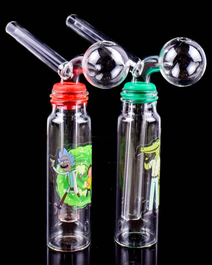 Clear Glass Oil Rig w/ Oil Burner Pipe