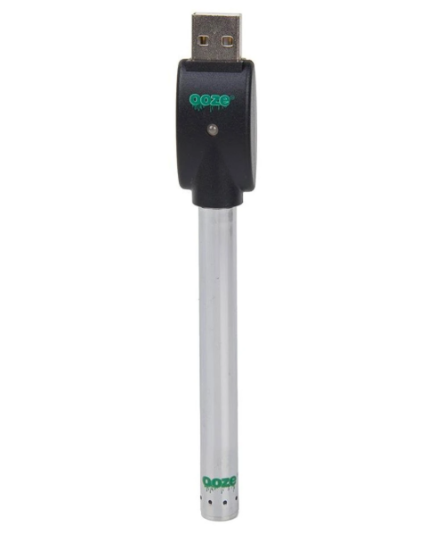Ooze Slim Touchless 280MAH Battery with USB Charger - Silver Chrome