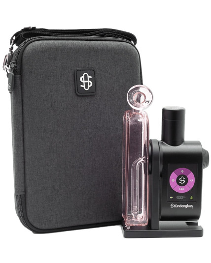 Stundenglass Modul + Dok Deluxe Travel Set - Pink Glass