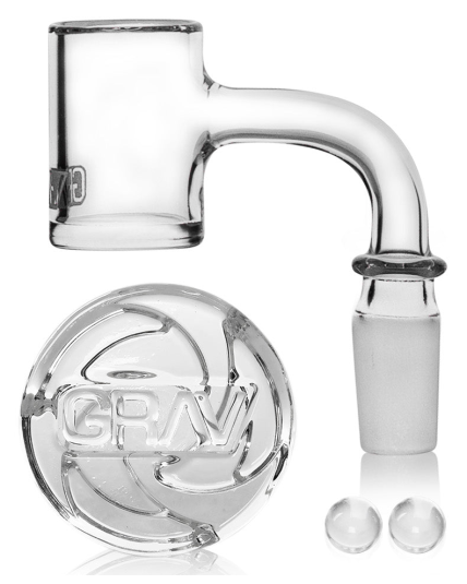 GRAV® 14mm 90° Seamless Quartz Banger Set