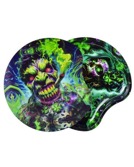Cartoon Chaos Rolling Tray with 3D Lid