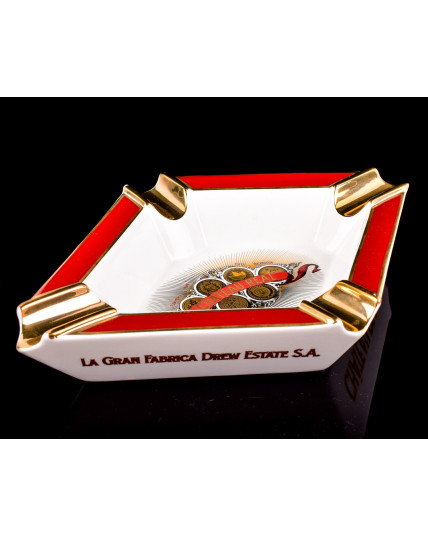 Cigar Ashtray - Drew Estate S.A Chateau Ceramic Ashtray