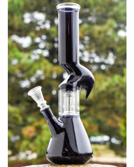 Smoke Rhinoceros - 12" Inline Dome Perc Zong Bong 