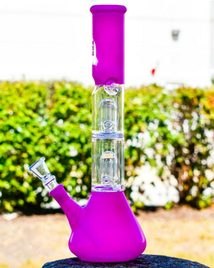 The Musician - 13" Dual Dome Shaped Percolator Bongs