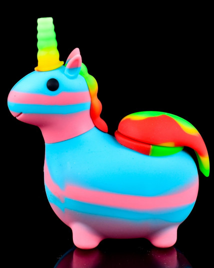 Twilight Twinkle - Cotton Candy Unicorn Silicone Bong